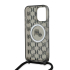 iPhone 16 Pro Max - KARL LAGERFELD - Monogram 4G Magsafe CrossBody hoesje - Zwart 